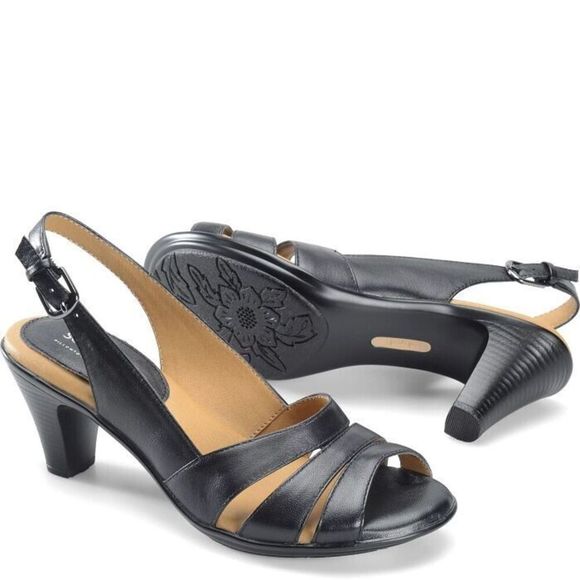 Softspots Neima Neima Slingback Women's 11‎ M US - Color Black - Picture 1 of 6